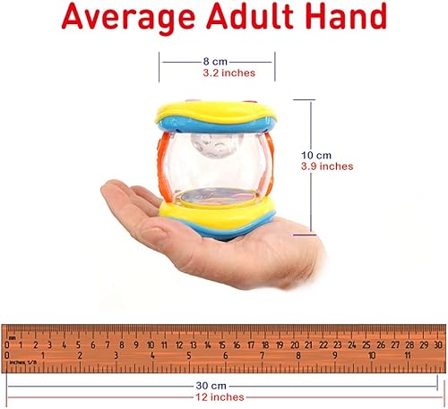 Miniatura 3 de Primer tambor. Funciona con pilas funciones de música para aprendizaje y diversión para su bebé y de bebé. Portable Pequeño Tamaño.