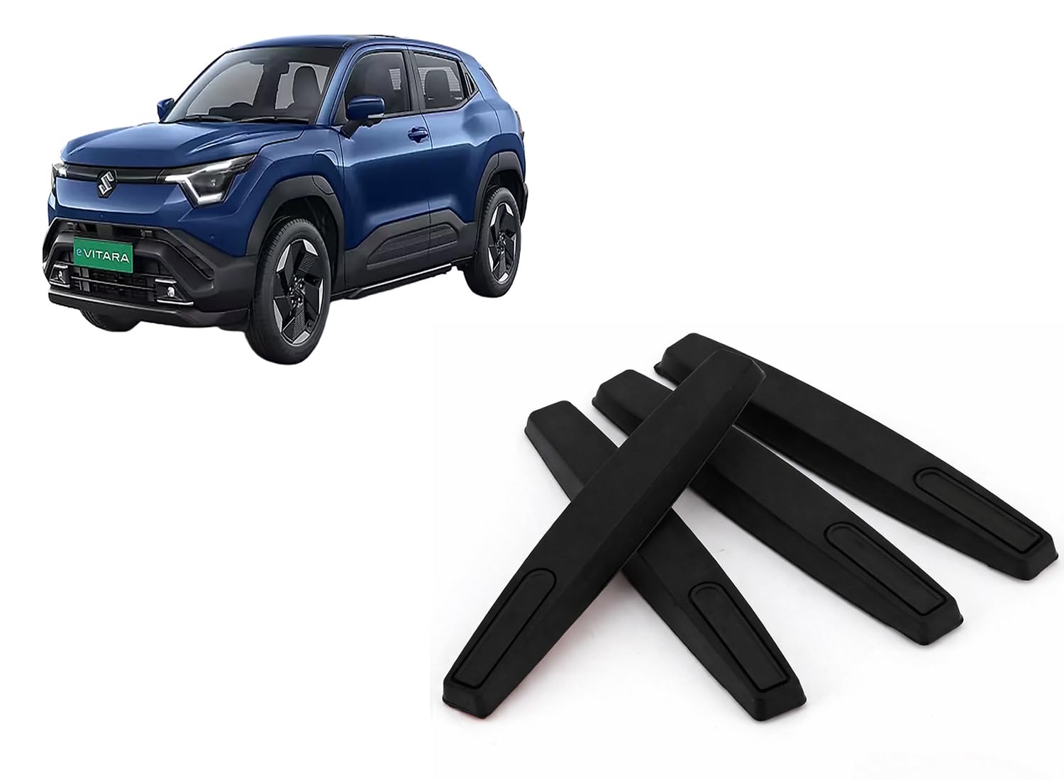 Car Accessories Rubber Strip Seal Protector Car Door Guards Compatible with Maruti e Vitara Accessories All (Black) (16 ft/5 m)-image-18