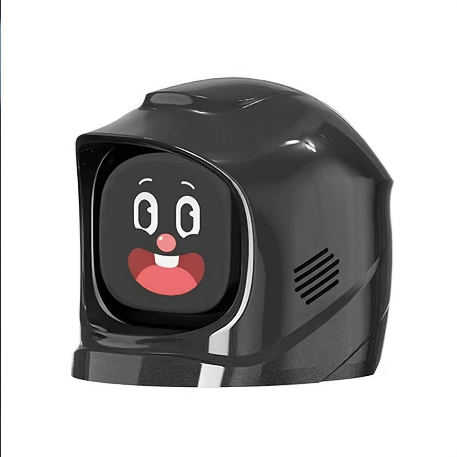 Car Robot Dashboard - Animated AI-Inspired Emotional Companion with Gyro Motion &amp; Mood Expressions, Magnetic Shell Design for Personalized Interior Style and Driving Fun (Black)
