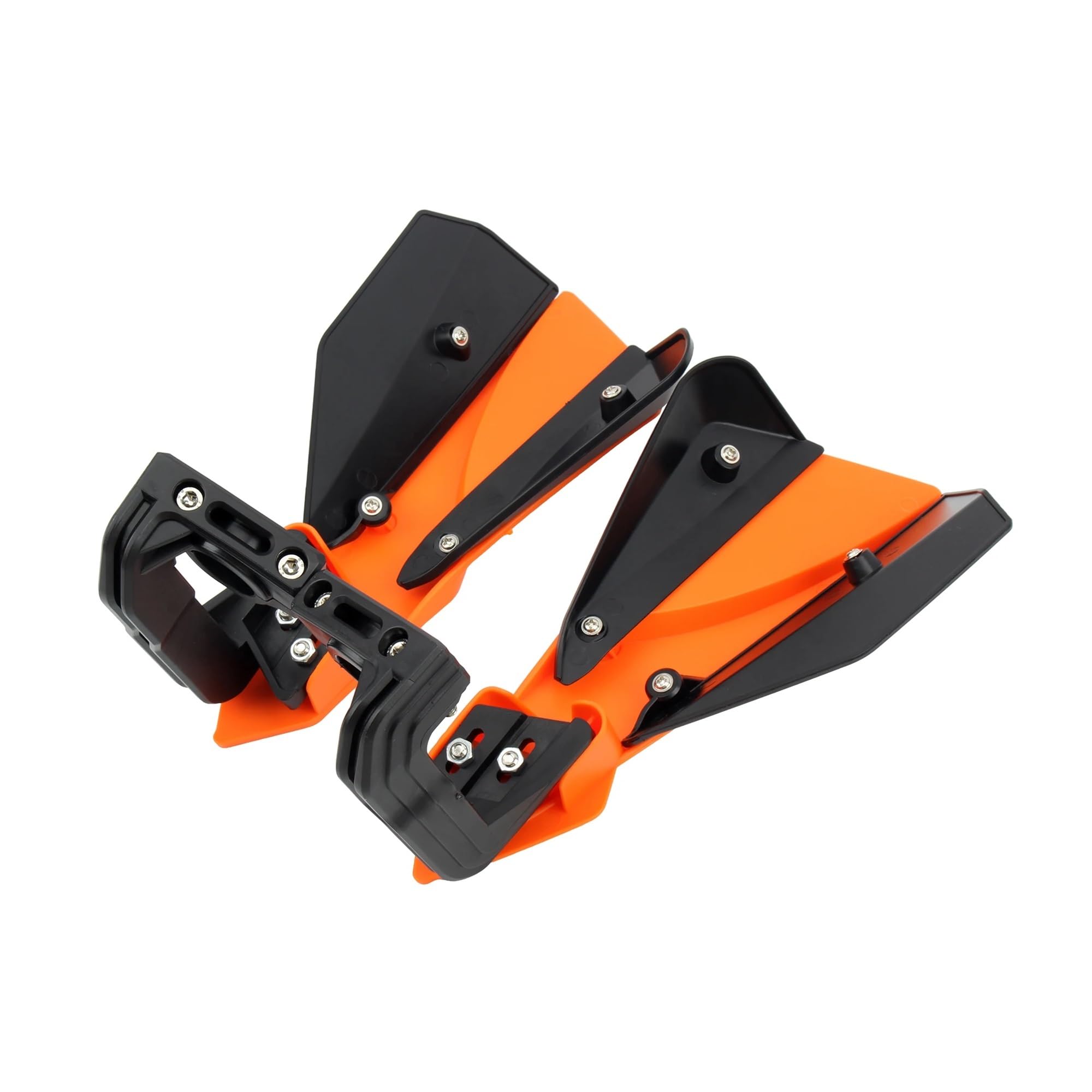Paramani per moto Manubrio per moto da 7/8 "22 mm. Paramani antivento a doppio strato(Nero)