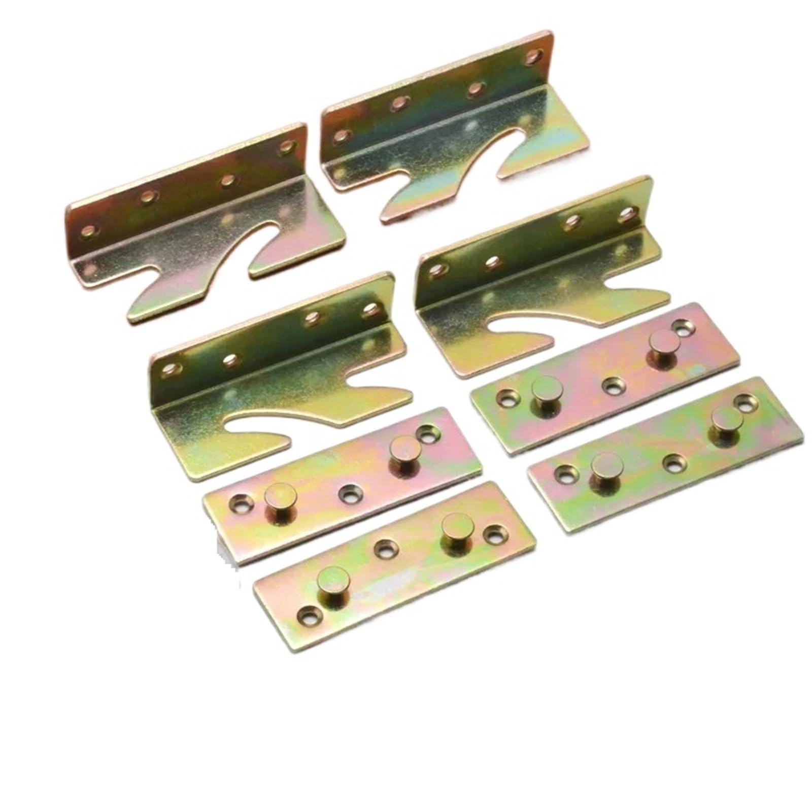 1 Set (4pcs) Hinged Wood Metal Cabinet Hinge