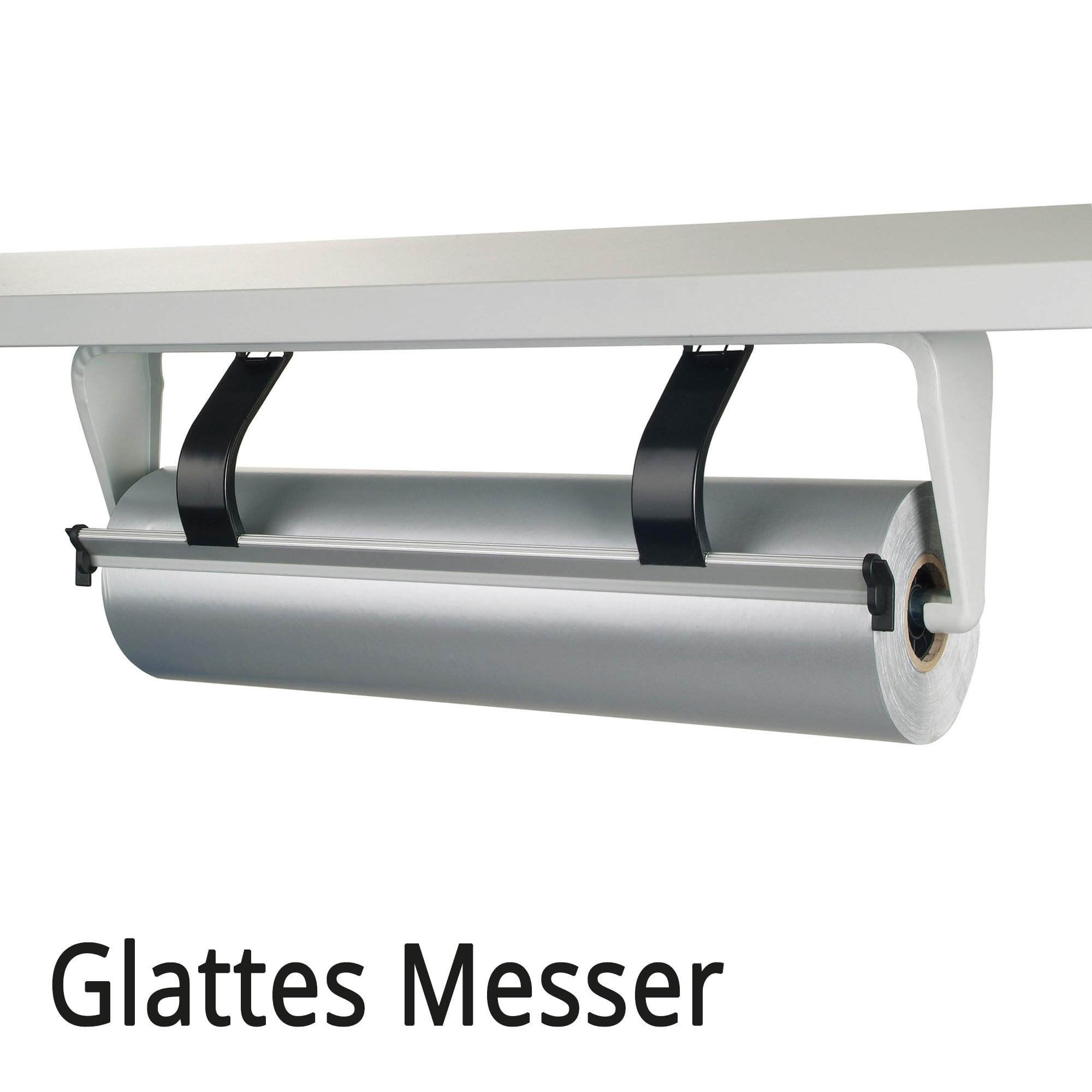 Papierabroller Halterung für große Rollen Geschenkpapier - Montage unter dem Tisch (Untertischabroller) (100)