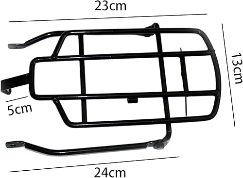 Miniatura 7 de Colaxi Soporte de montaje trasero para bicicleta de 14 pulgadas, marco sólido, resistente, fácil de instalar, equipo universal, portaequipajes para