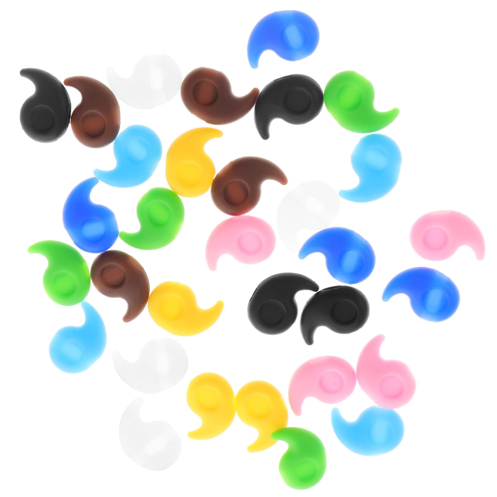 LIFKOME Silicone Eyeglass Ear Hooks 16 Pairs Slip Glasses Holder Lightweight Portable for Daily Wear Outdoor Activities