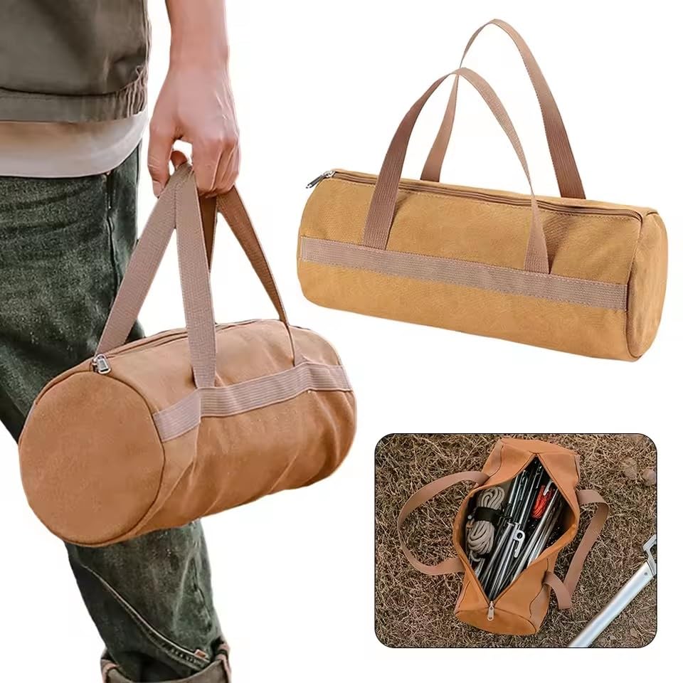 Camping Tools Storage Bag Large Capacity Camping Tool Organizer Bag Lightweight Tent Peg Ground Nail Holder Bag Camping