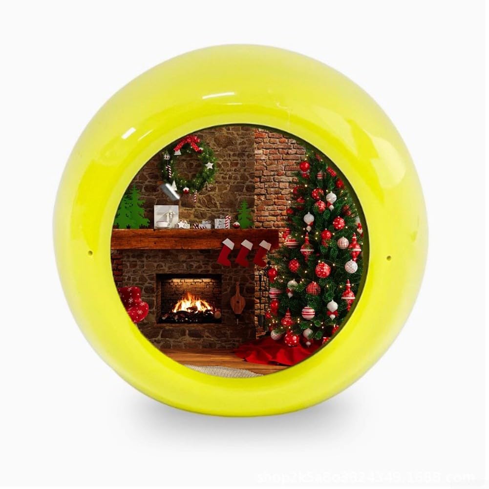 Custom LED For Crystal Video Ball 8CM For Elegant Decoration And Highlighting Special Events(yellow)
