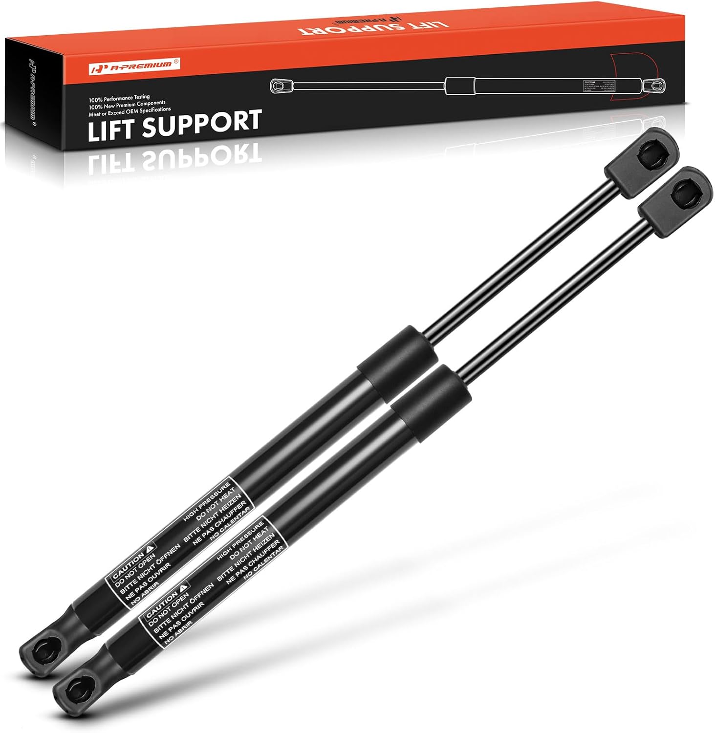 A-Premium Rear Tailgate Lift Supports Shock Struts Compatible with Cadillac Allante 1987-1993 Convertible 2-PC Set