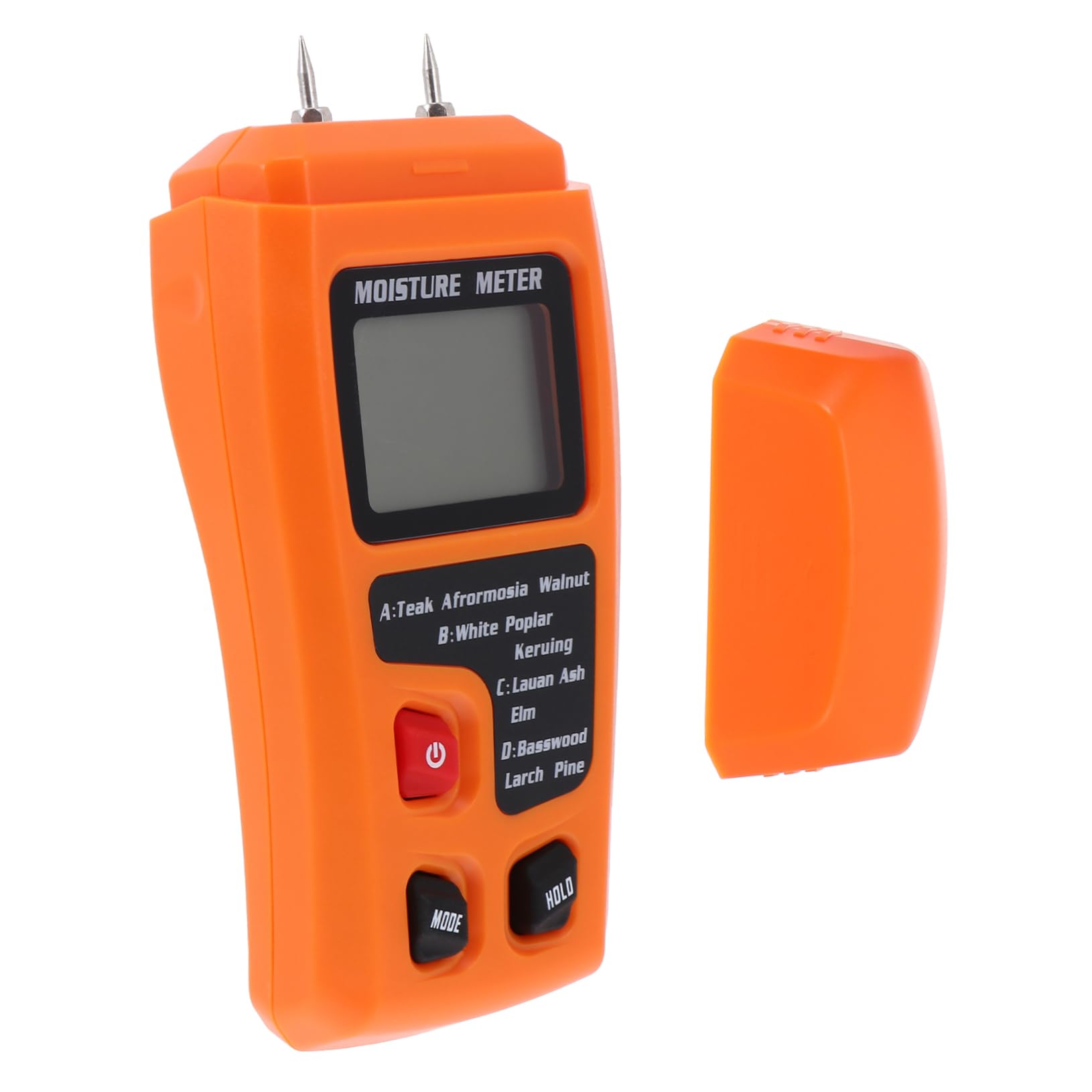 HOUDERCO Moisture Meter for Wood Paper Wall Portable Hygrometer Lcd Display Wood Moisture Detector Indoor Humidity Tester