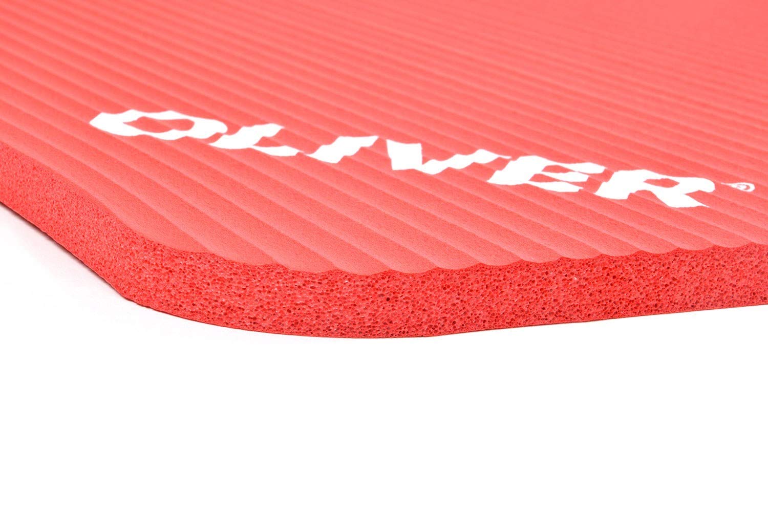 OLIVER Esterilla Fitness y Yoga Extra Gruesa 15mm - Colchoneta Antideslizante para Pilates, Entrenamiento, Gimnasia - 180x60cm, Calidad Profesional