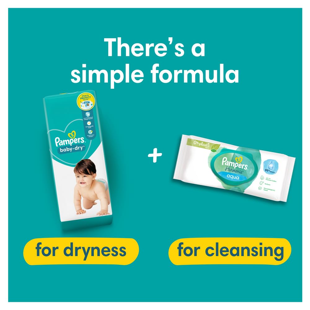 Pampers Pieluchy Niemowlęce, rozmiar 3, 6-10 kg, pudełko miesięczne, 198 pieluch