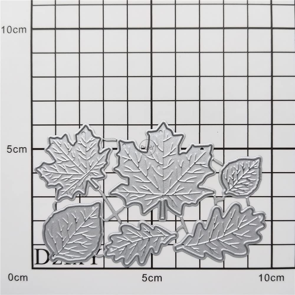 Amazon.co.jp: DzIxY メープルリーフセット クリアスタンプ用メタル