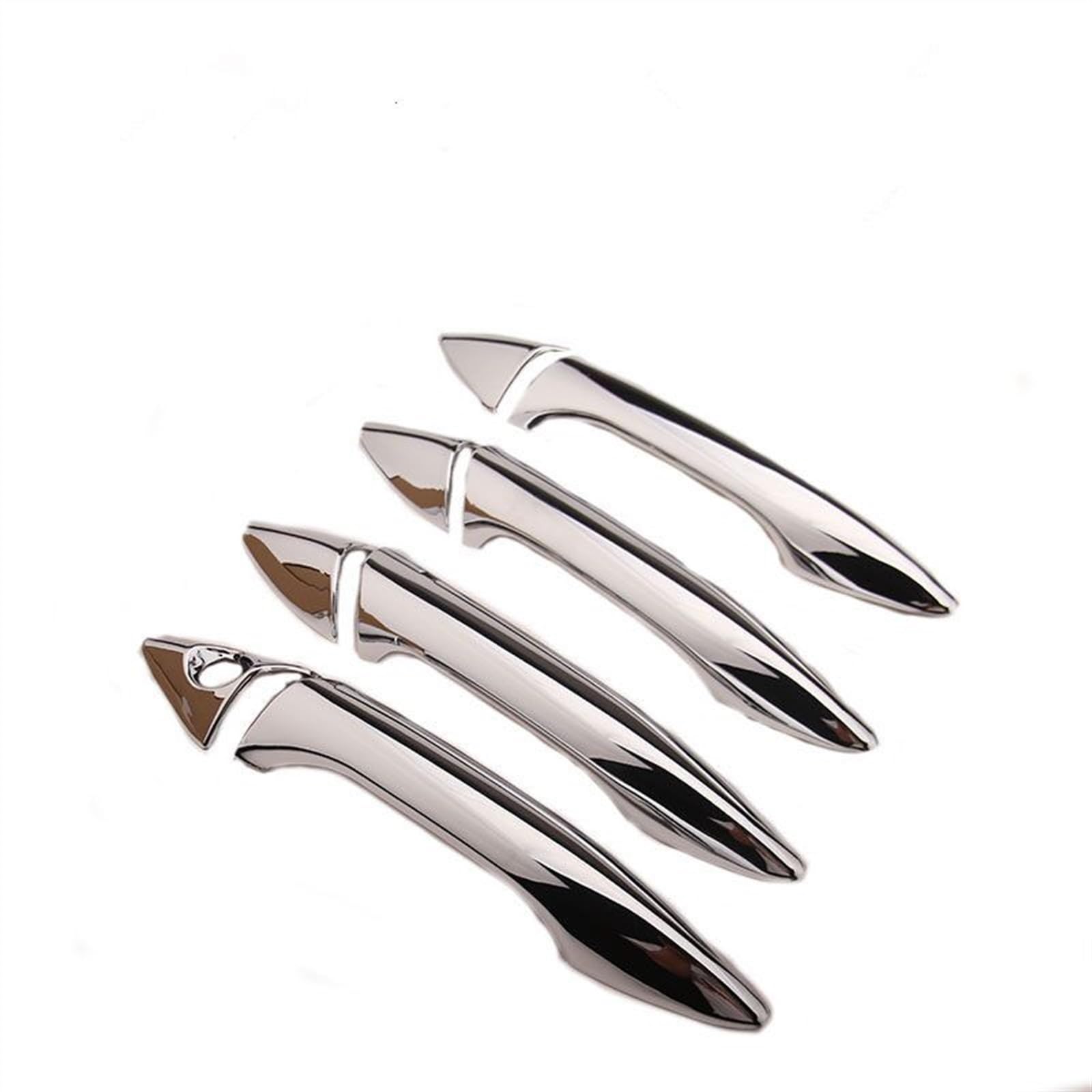 JTWMTY Chrome Door Handle Cover Trim Accessories Stickers Car Styling for Hyundai I40 2012 2013 2014-2017(Style 2)