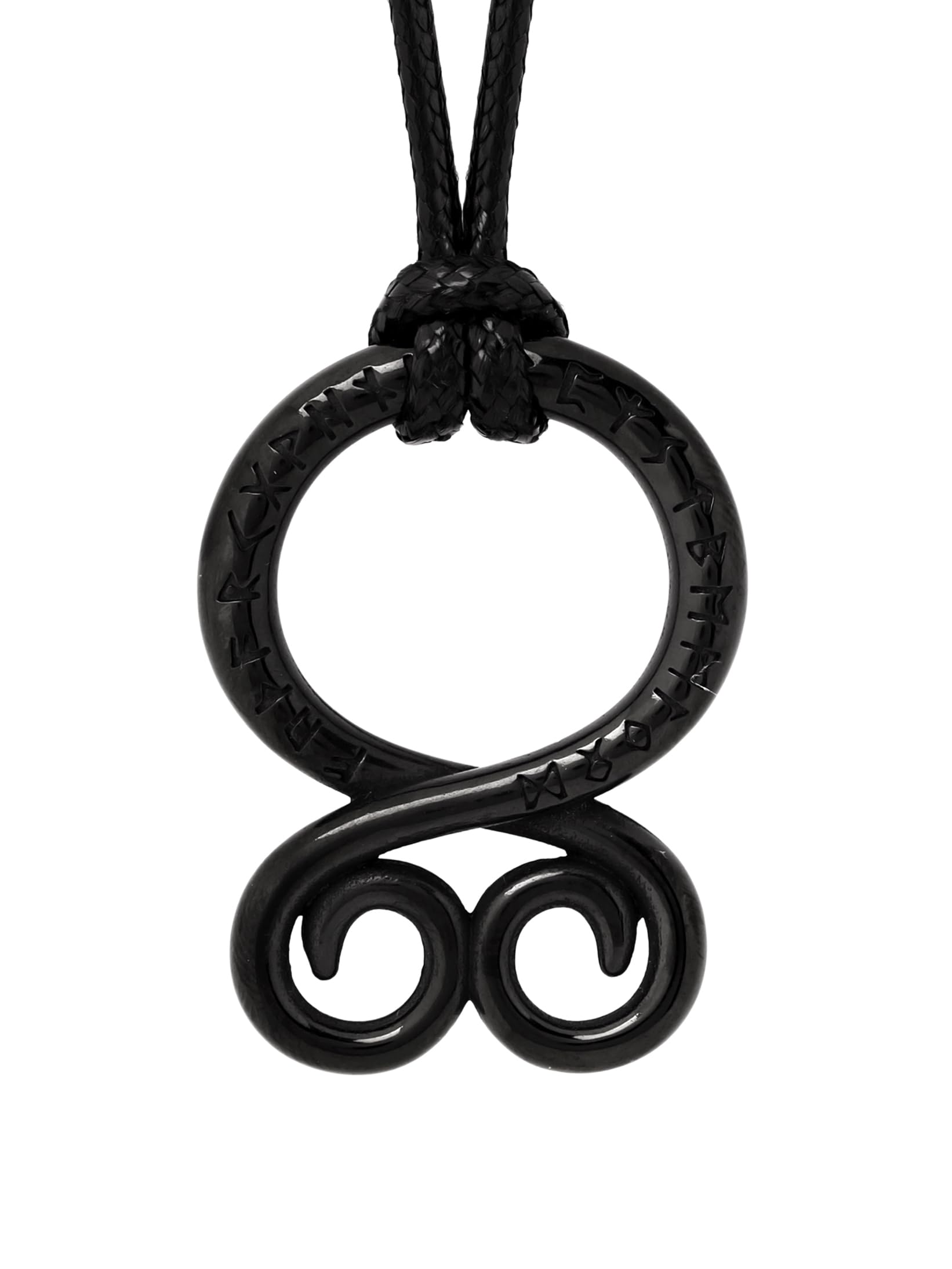 HAQUIL Troll Cross Necklace, Stainless Steel Troll Cross Amulet Pendant, Viking Jewelry Gift for Men and Women