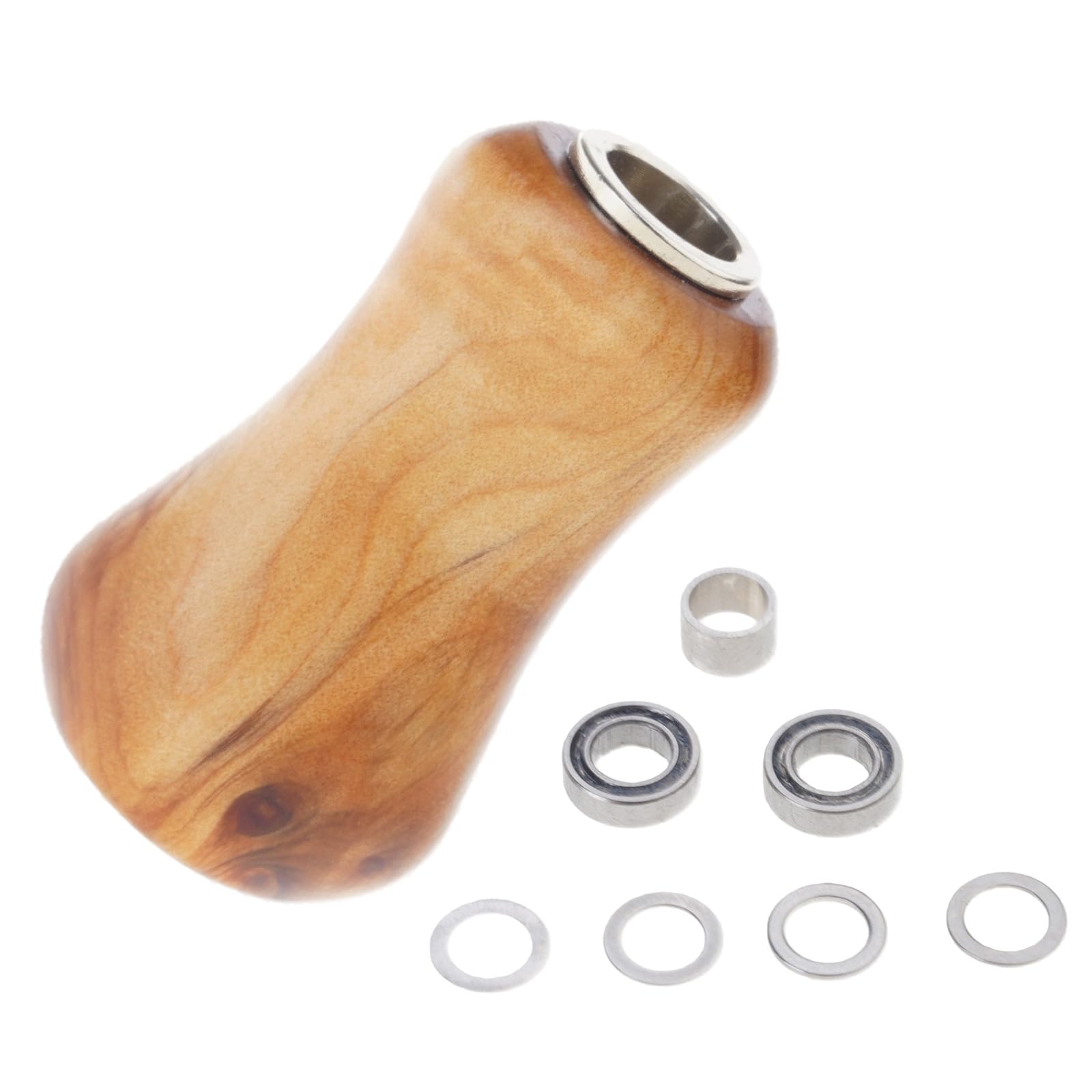 Moulinet de moulage en bois pour roue de pêche modifiée casting - 8