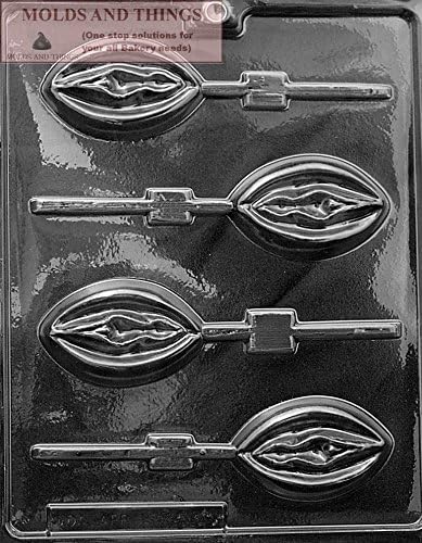 LADY LOLLY Adult Chocolate Candy Mold with Copyrighted Molding Instructions