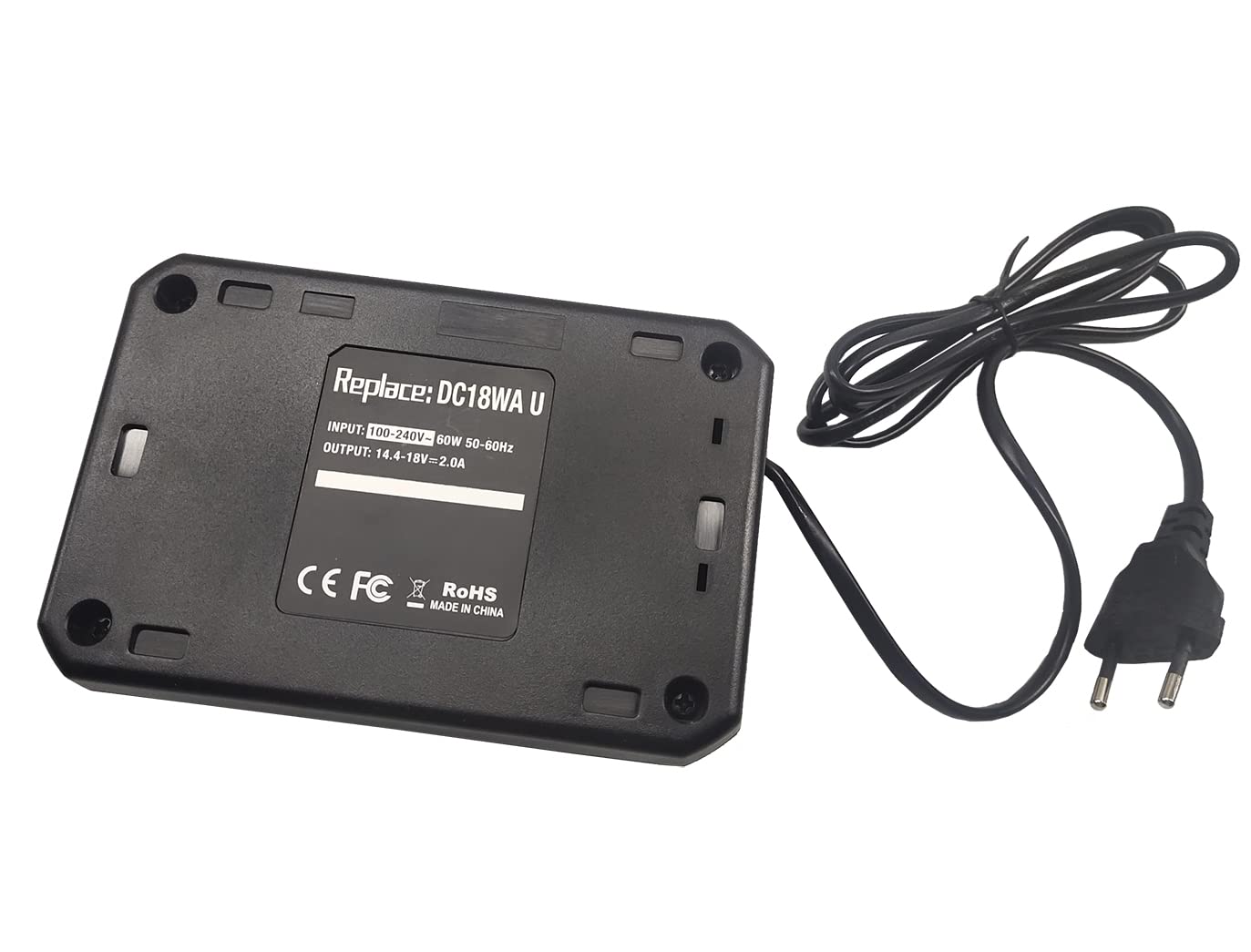 Ładowarka do Makita DC18WA 14,4-18 V z 2 x 18 V 2,0 Ah BL1813G akumulator do Makita BL1820G BL1815G BL1813G BL1811G 195608-4, Makita HP457D TD127D DF457DWE DK18041 DK18041 DKK18041 DK18041 DKK1 18015