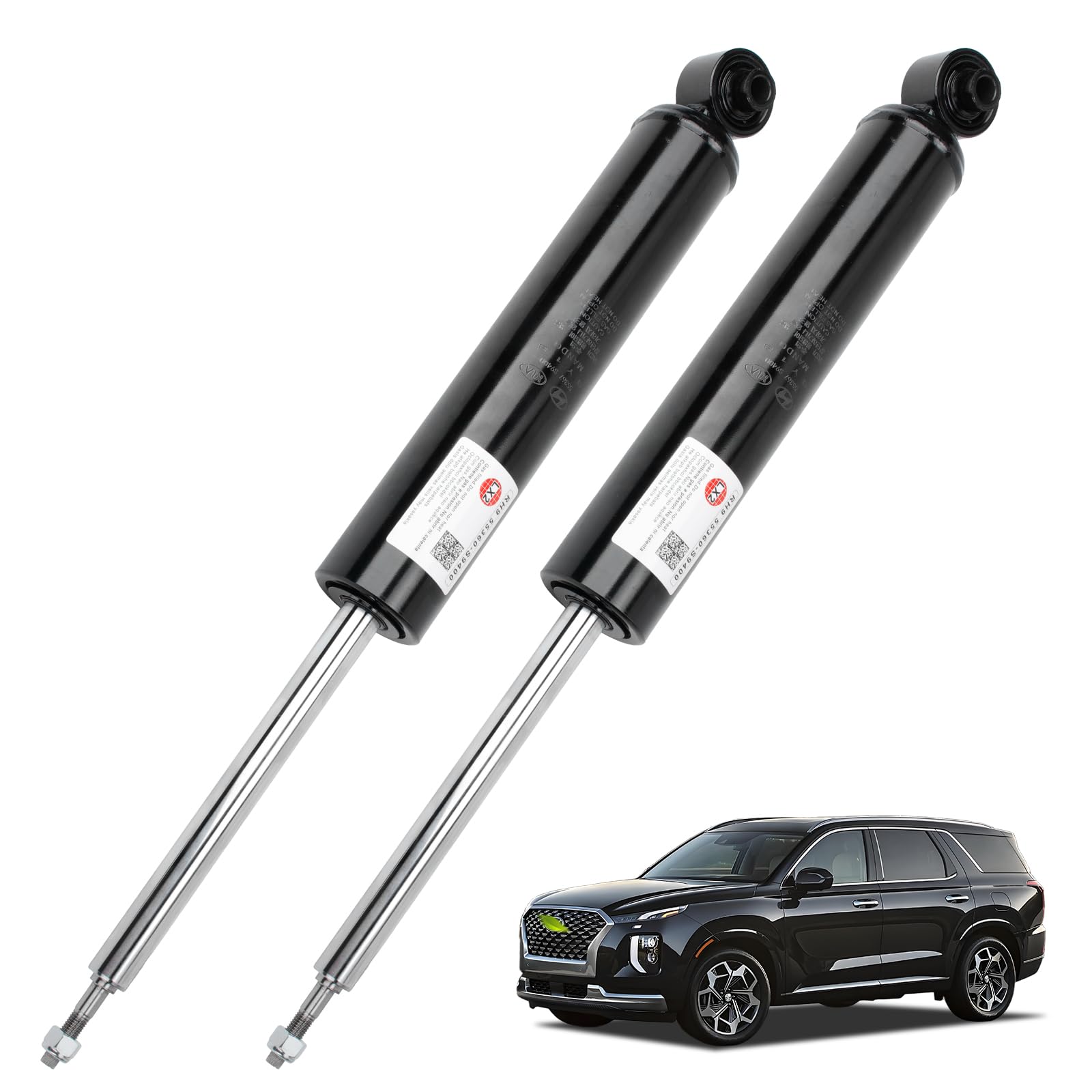55367-S9300 2PCS Rear Shock Absorber Compatible with Hyundai