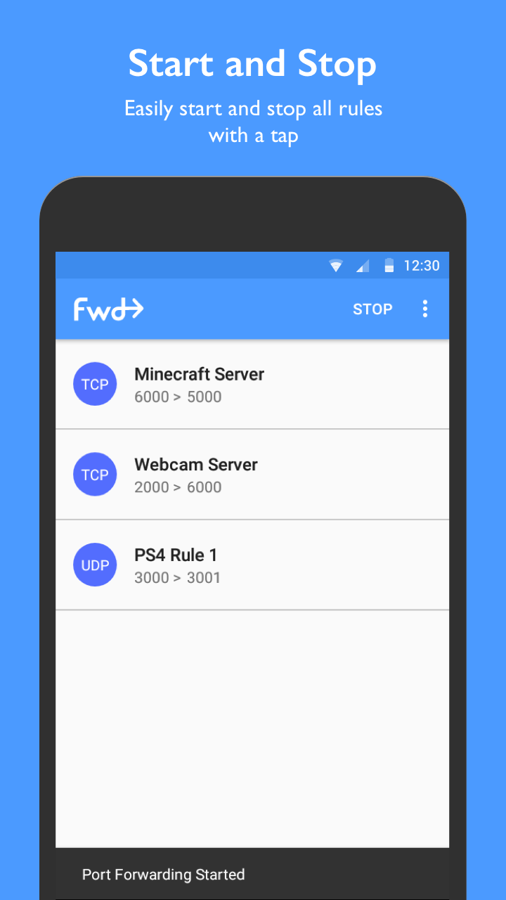 Fwd the port forwarding appAmazon.deAppstore for Android