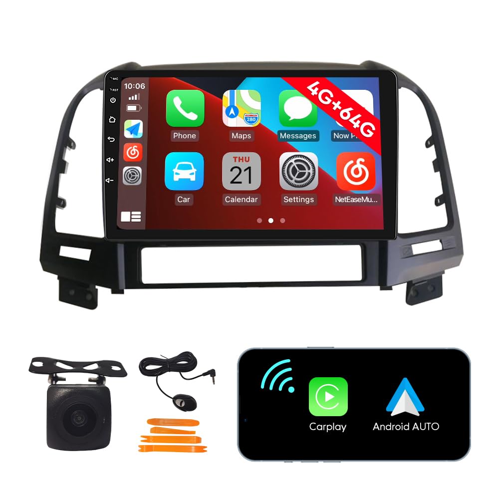 [4G 64G] Android Car Stereo FM Radio Carplay Android Auto 9