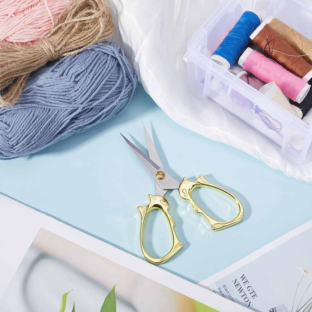 SUNNYCLUE Ciseaux De Broderie En Acier Inoxydable De 4.5 Pouce Ciseaux