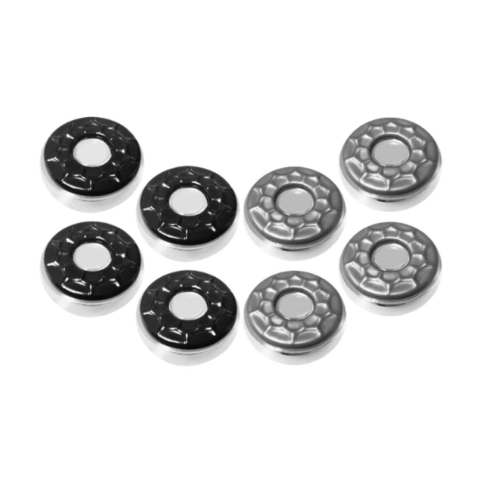 8 Piezas Accesorios Curling Reemplazo Familiar Adultos,Gris Negro