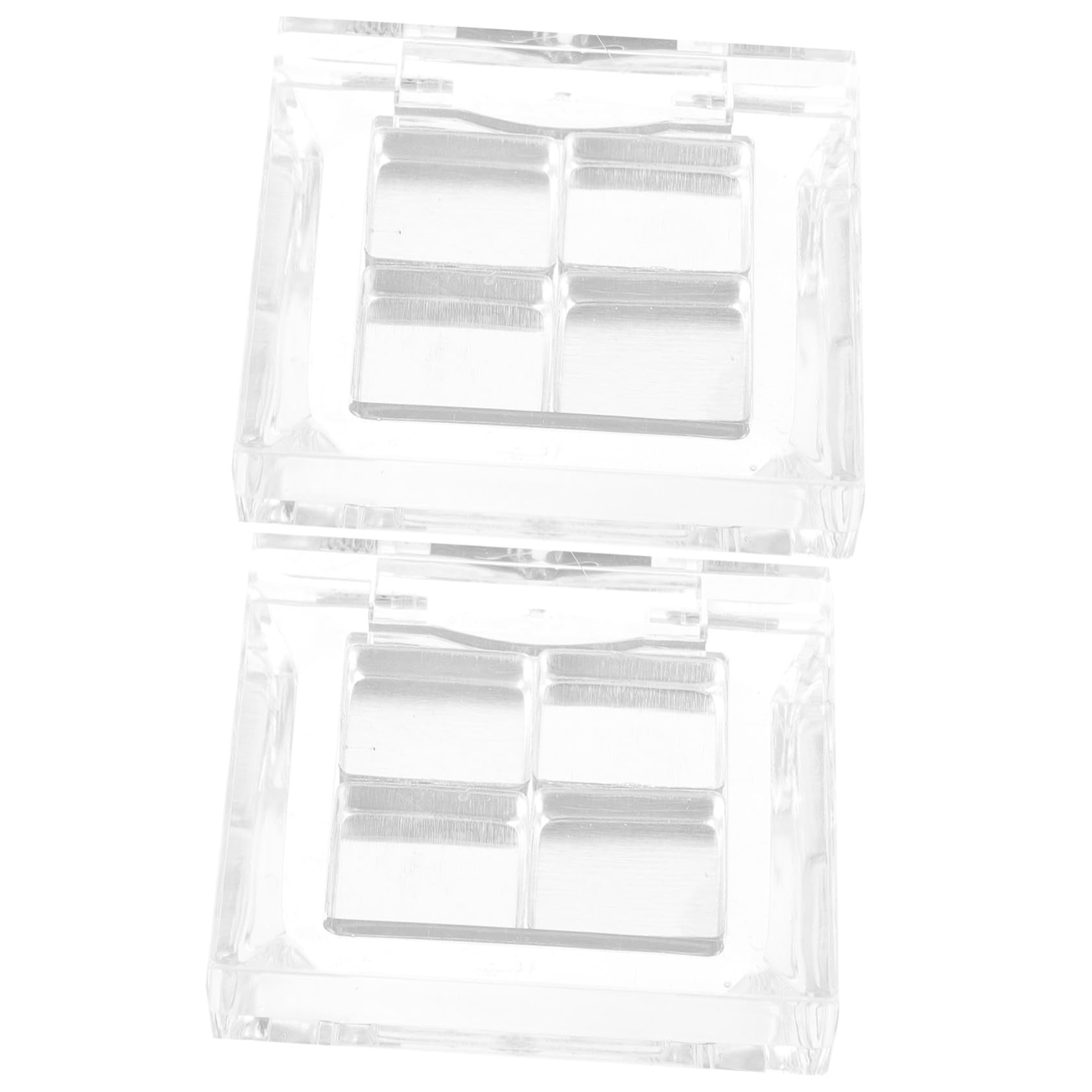 PartyKindom 10 Sets Empty Makeup Palette Box DIY Eyeshadow Palette Goth Makeup Set Refillable Eyeshadow Pans Small Cosmetic Pans