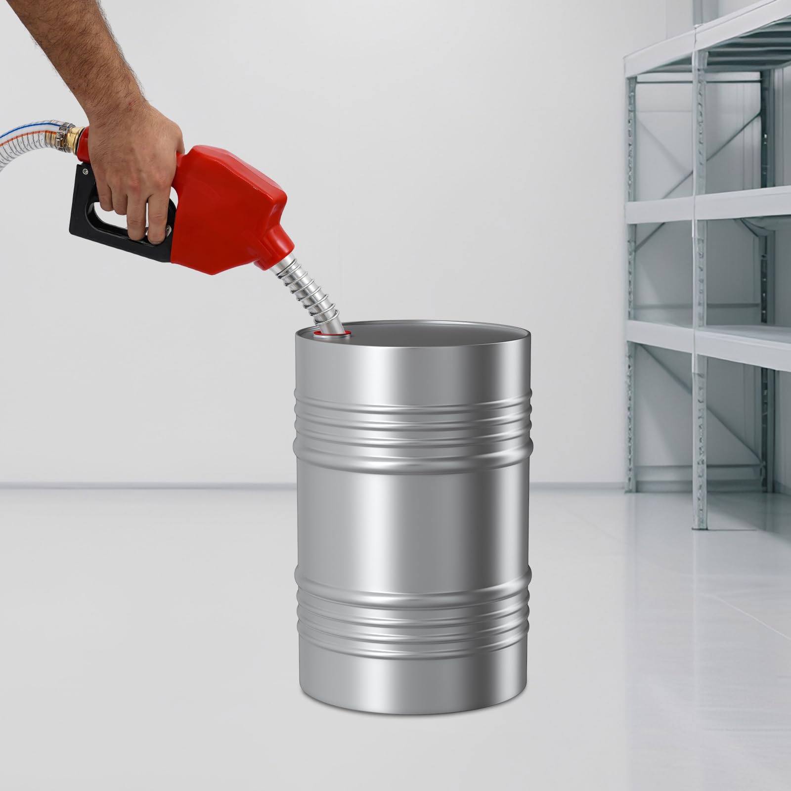 Pompa oleju napędowego 12 V, 175 W, pompa do odsysania oleju, 45 l/min, rura wlotowa oleju 2 m, pompa paliwa z pistoletem do paliwa, do oleju napędowego, biodiesla, nafty, oleju opałowego – pompa