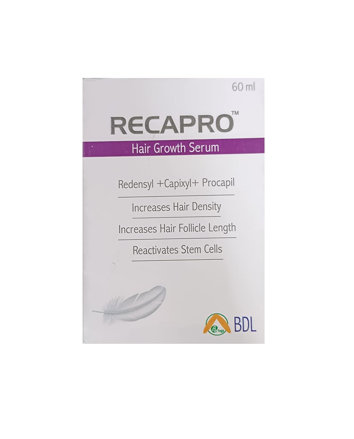 Buy BDL RECAPRO hair Serum (60ml) Online at Low Prices in India Amazon.in