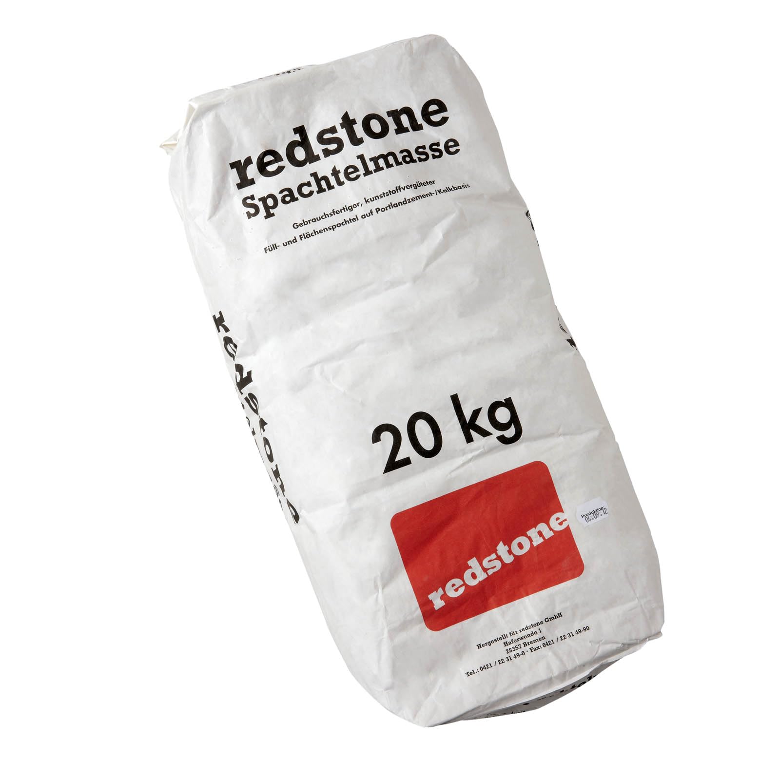 Spachtelmasse 20kg – weißer diffusionsoffener Flächenspachtel – ideal für mineralische Untergründe – rissfrei, leicht verarbeitbar, schnelle Trocknung