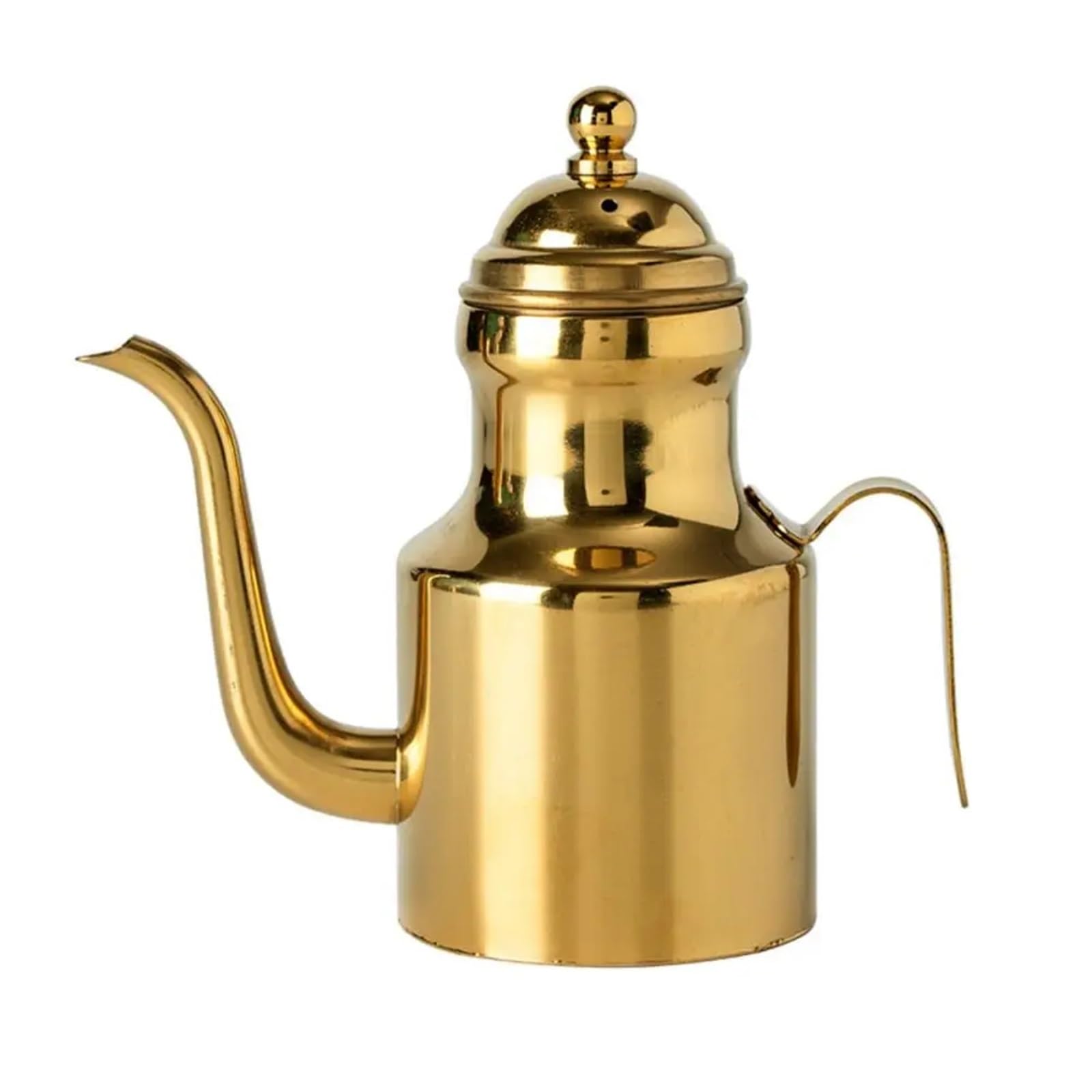 DHYUACN Oil Dispenser Stainless Steel 310/500ml Stainless Steel Oil Bottle Long Spout Rustproof Pot Leak-proof Vinegar Dispenser Kitchen