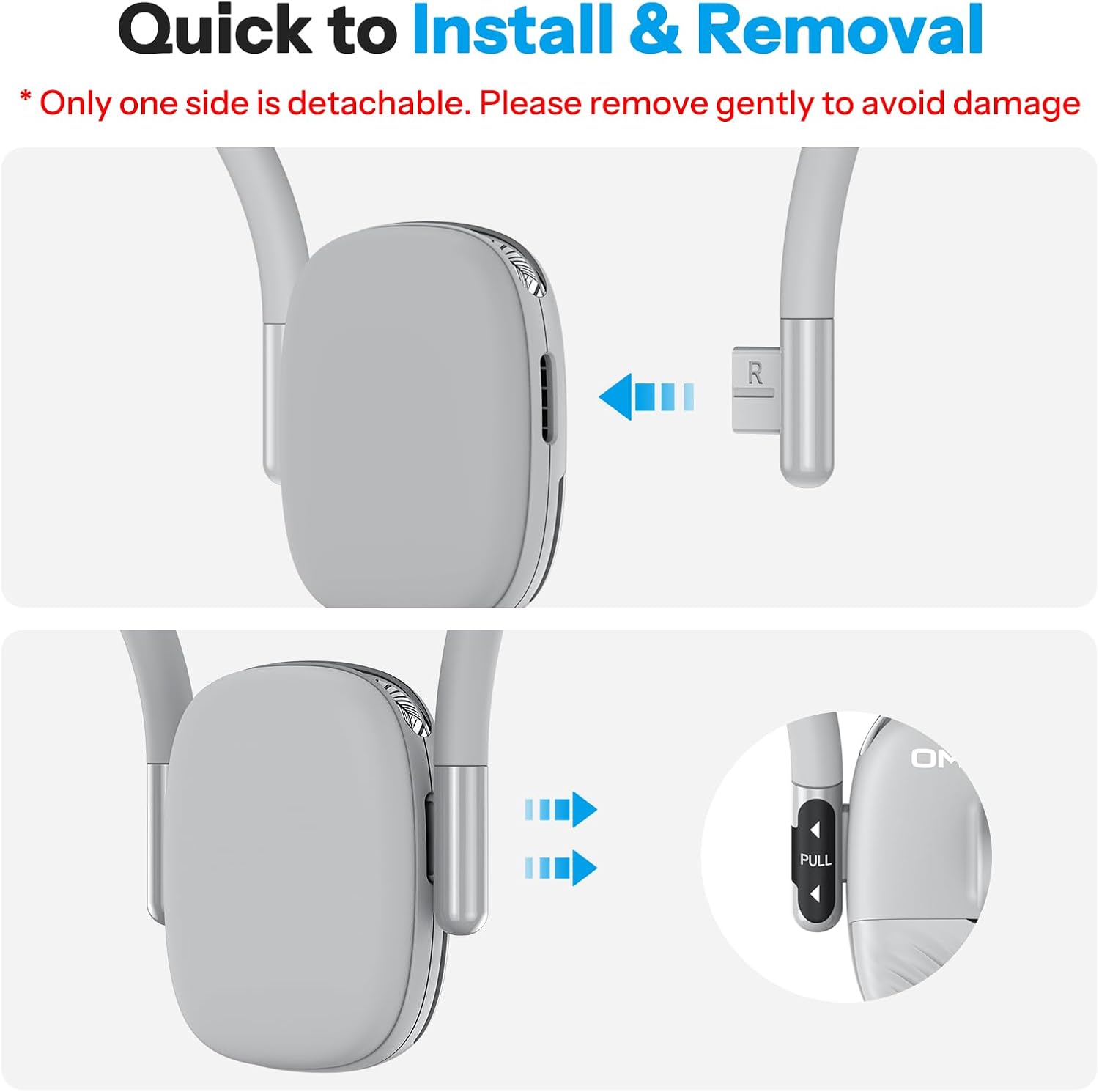 OMOTON Magnetic Neck Phone Holder for Magsafe/Action Camera, Adjustable Selfie Chest Stand Strap POV/Vlog Video Recording for iPhone, AKASO/Go Pro/ Ins60X5/ DJI360 - Image 7