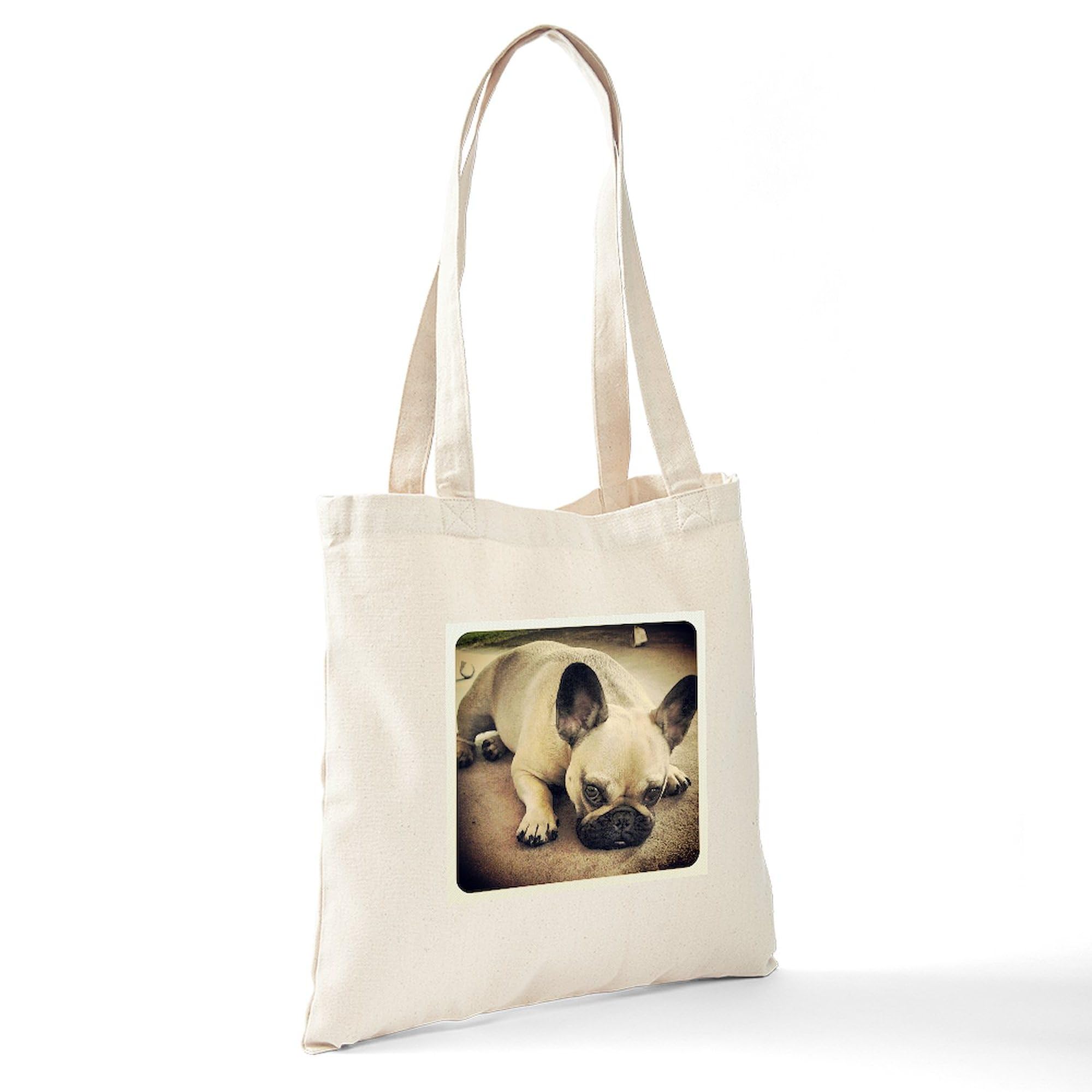 CafePress 'I'm Listening' Canvas Tote Bag - Reusable Natural Canvas Shopping Bag, Two Sizes