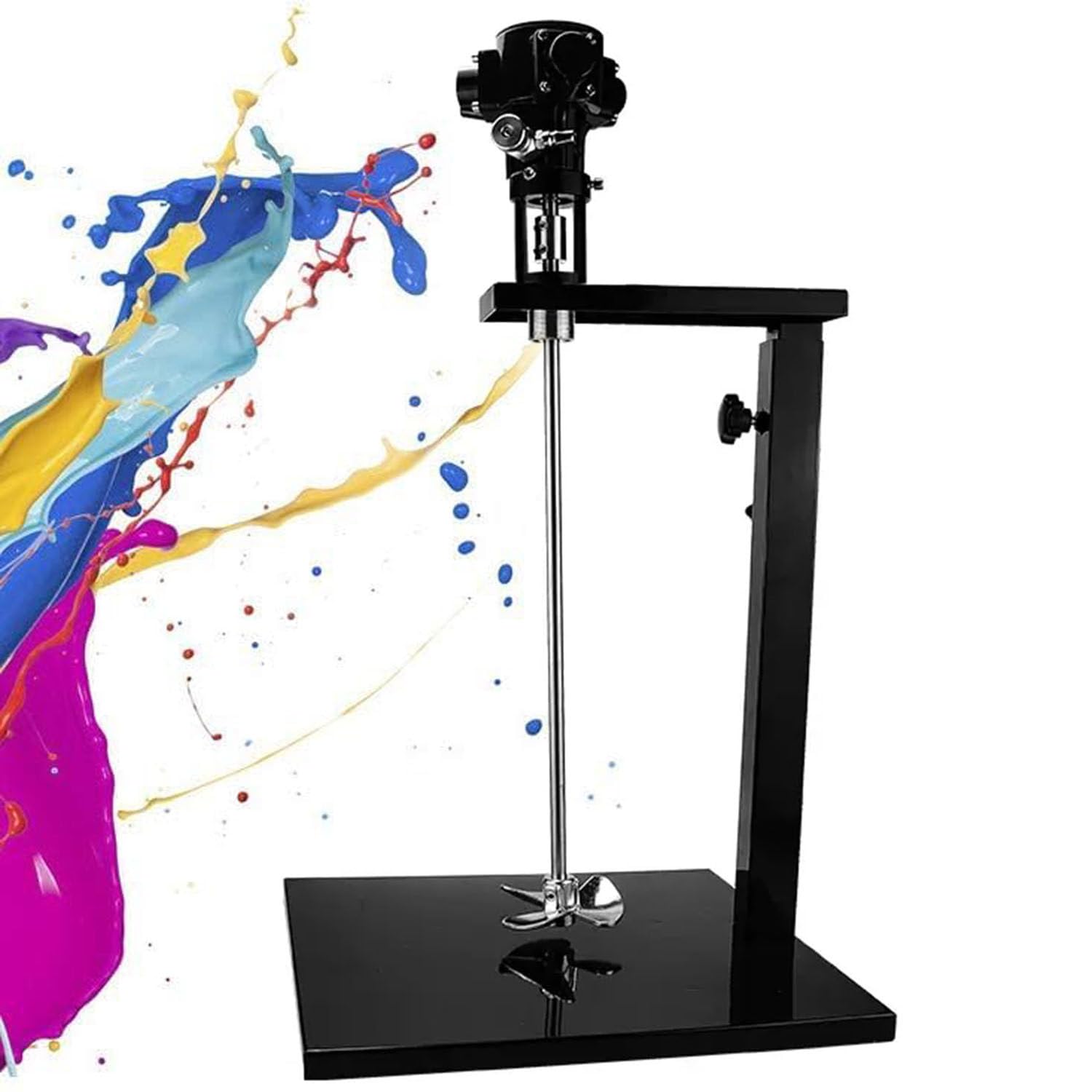 Máquina mezcladora de Pintura neumática de 5 galones Mezcladora de Pintura neumática de 1/8 HP Agitador de Pintura Máquina mezcladora de recubrimientos con Plataforma elevadora