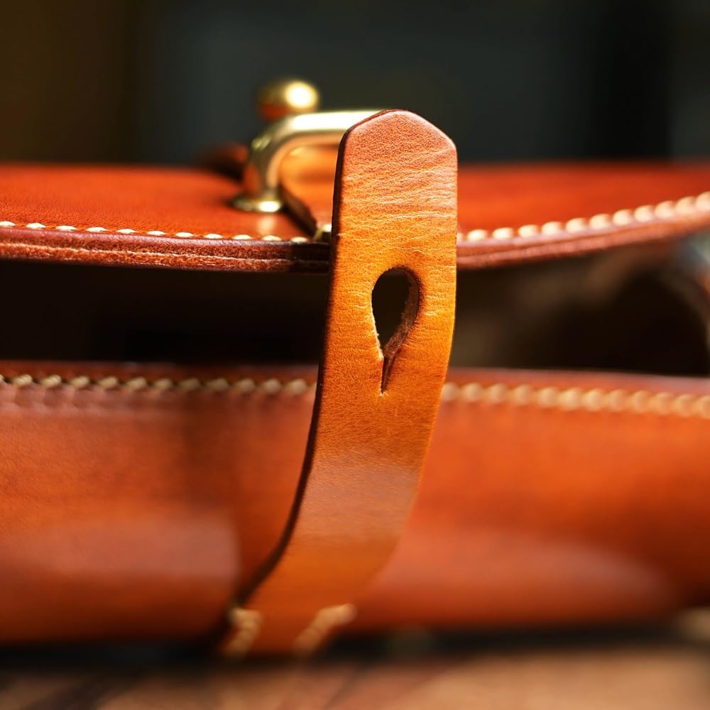 Wysokiej klasy ręcznie robione etui na okulary przeciwsłoneczne, przenośne skórzane etui na okulary, modne skórzane etui na okulary w stylu retro dla mężczyzn i kobiet (Grey : B, Size : S)