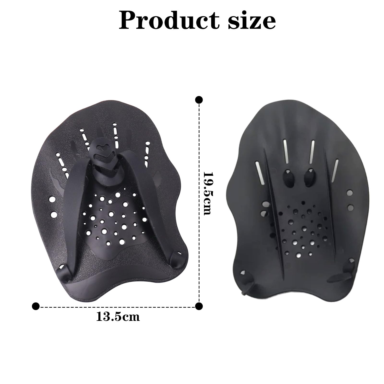 Palette Nuoto, Hand Paddle, Pagaia Manuale da Nuoto, Pinne per Mani Professionale, Accessori Piscina, Palette Professionale Accessori per Esercizio in Piscina per Adulti Unisex