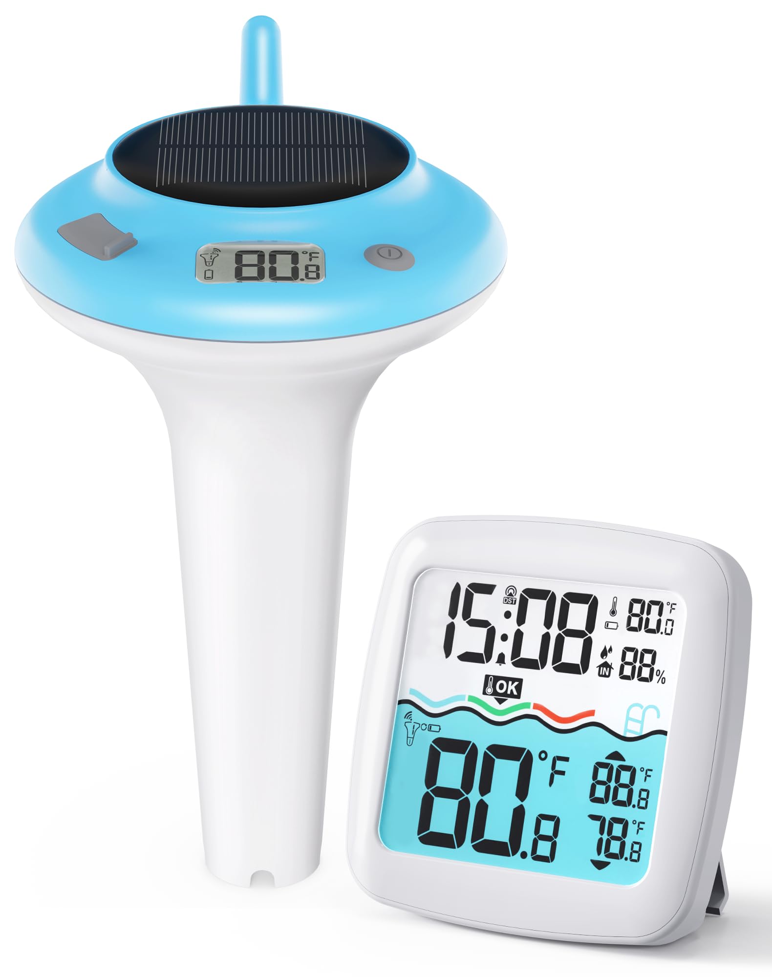Photo 1 of Grillum Solar Pool Thermometer - Blue-Solar