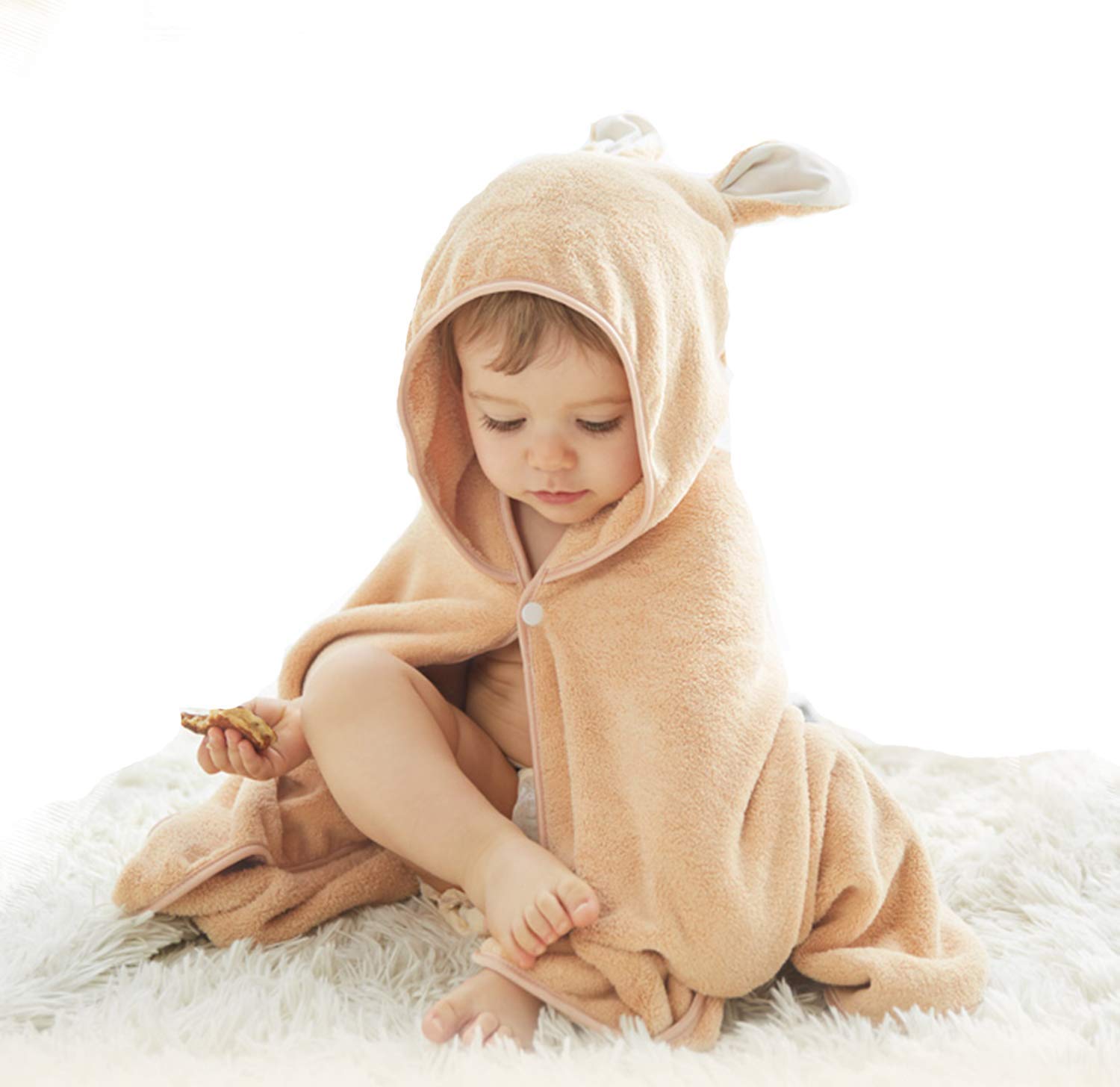 Amazon.co.jp: SLINX フード付き バスタオル こども用 キッズ  