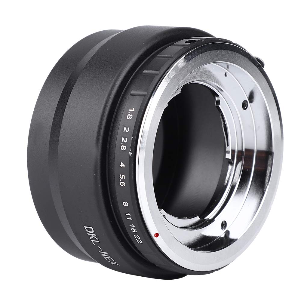 KIMISS DKL NEX-Mount-Objektivadapter – Kompatibel mit DKL-Mount-Kameraobjektiven für Kameras der NEX-Serie – Präzises Design aus Aluminiumlegierung