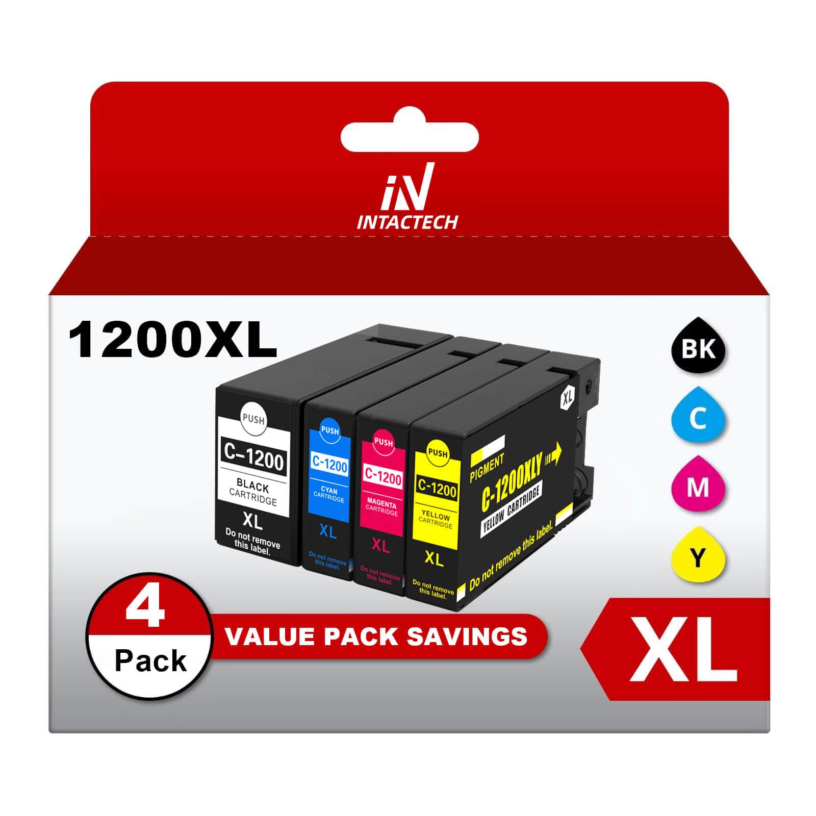 PGI-1200XL Ink Cartridges for Canon Maxify MB2720 MB2320 MB2020
