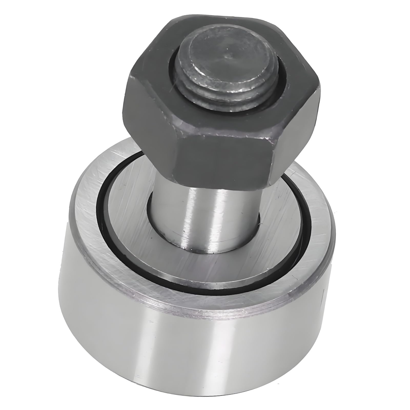 Elnwnnkc 1Pcs Kr32 / Cf12 Roller Needle Bearing Bolt Type Stainless Steel Low Friction For Textile Machinery Winding Machine Wire Winding Machine