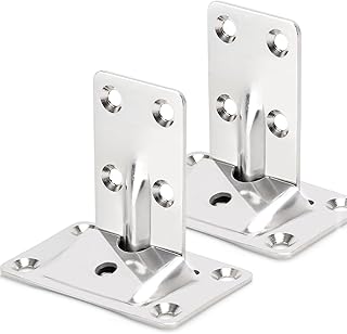 2 Sets Stainless Steel Removable Table Bracket, Strong Sturdy Support Rod