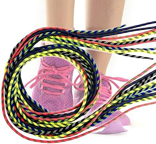12 Pairs Durable Shoelaces for Boots, Work Boots & Hiking Shoes (Random Assorted Colors)