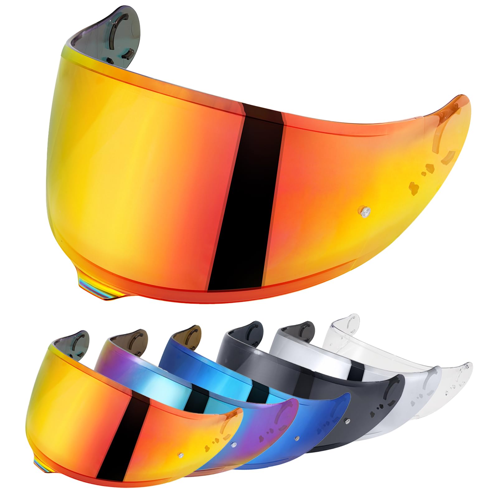 VCOROS Visera Casco Moto para GT Air 3 CNS-1C Visera para Casco de Moto | Resistente Al Viento Cara Completa Protección UV Accesorios para Cascos de Motocicleta
