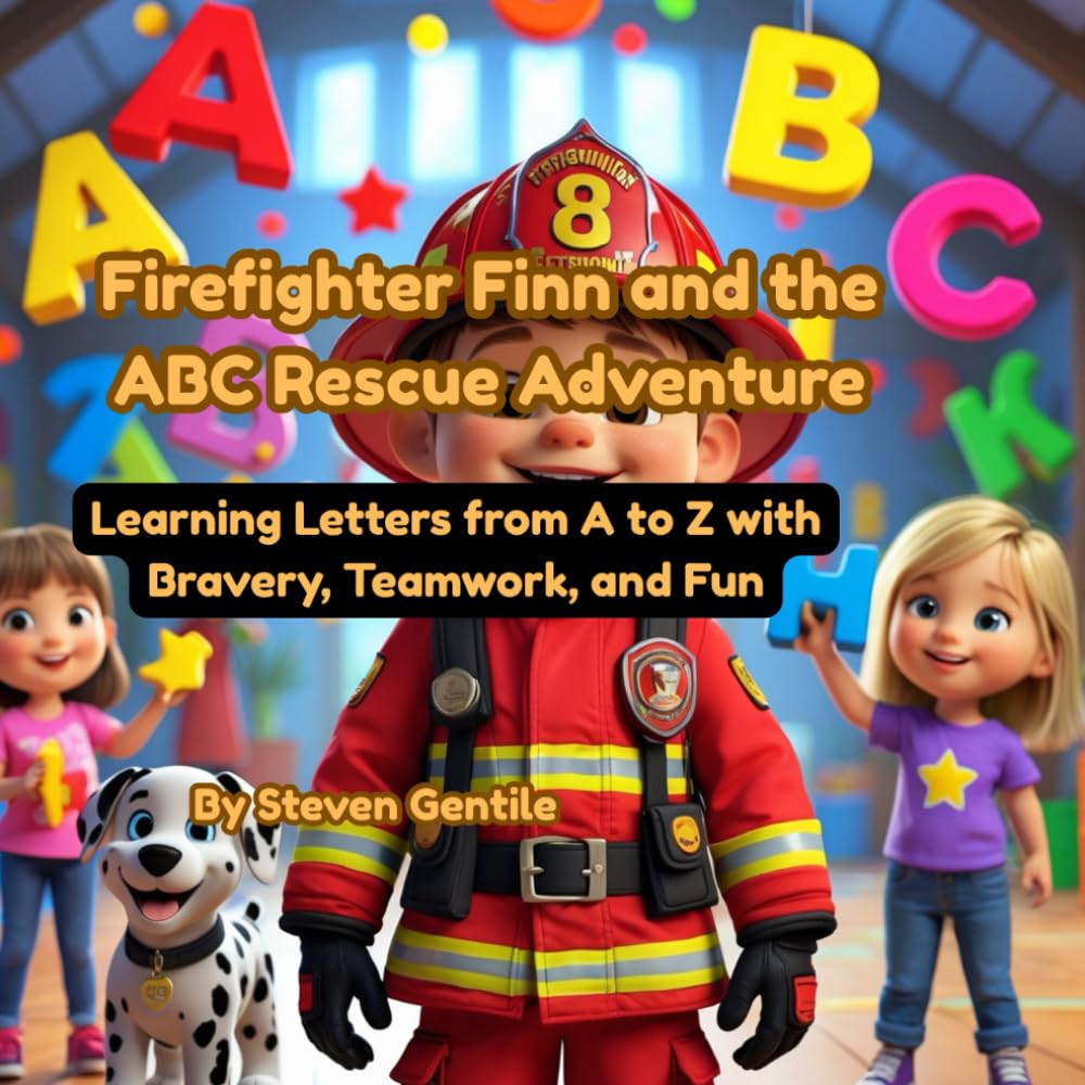 Firefighter Finn and the ABC Rescue Adventure: This exciting, educational adventure helps children ages 3–7 learn their ABCs through bright ... (Firefighter Finn: Fun & Adventures Stories)