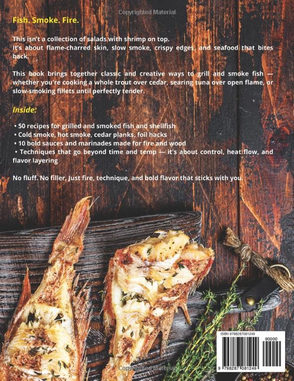 Image of The Ultimate Fish Grilling & Smoking Cookbook: 50 Delicious Fish & Seafood Recipes for the Grill, Smoker, and Backyard BBQ (Fish & Seafood Cooking Series)
