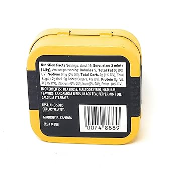 菓子 chai tea MINTS Amazon.com : Chai Tea Flavored Mints Net Wt. 1.2 oz /34g