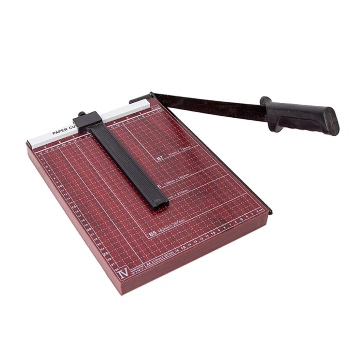 Taglierina per Carta con Base Resistente e Lame Robuste per Taglio Preciso Blocco Automatico per Pressione Uniforme per Ufficio e Casa