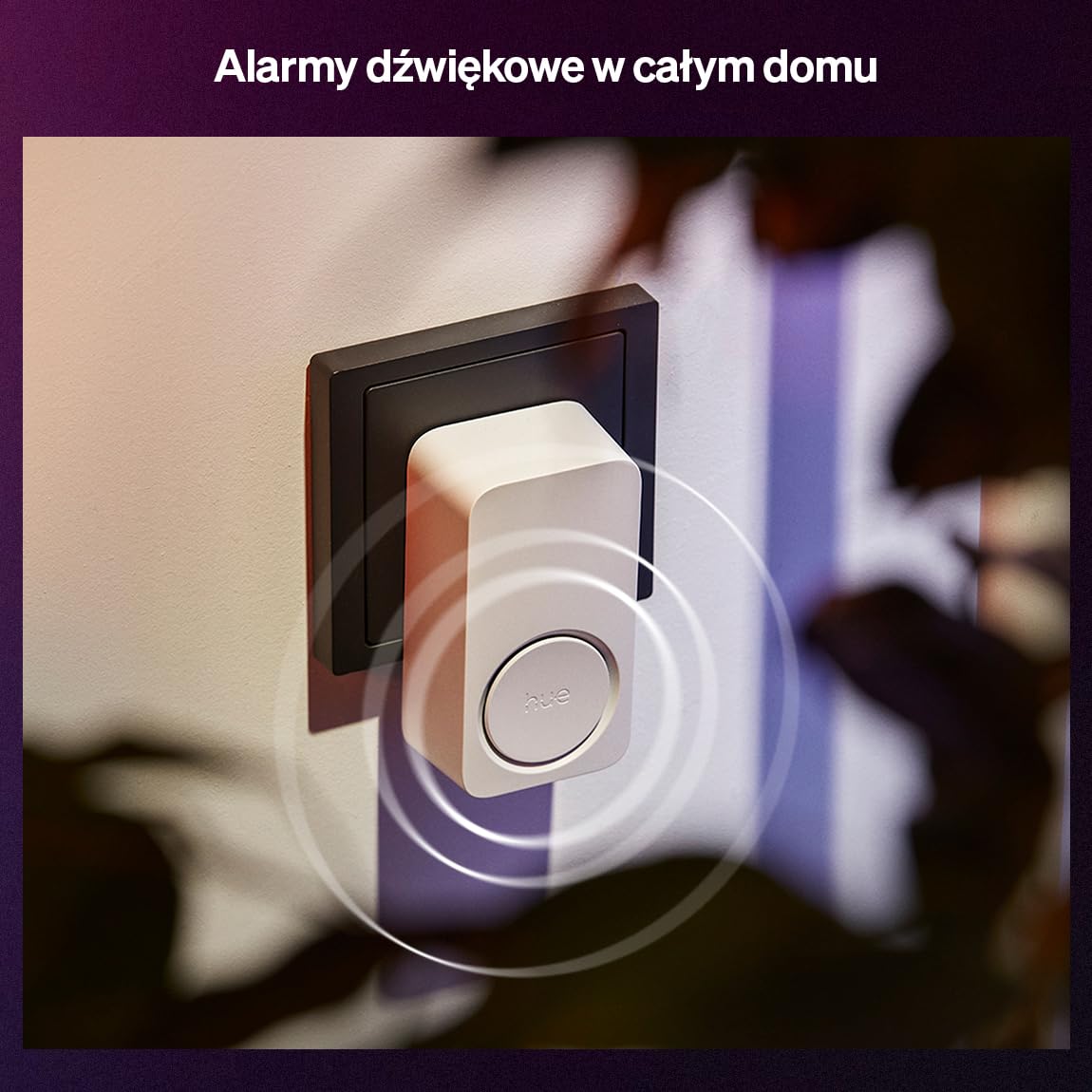 Philips Hue Secure Inteligentny dzwonek wideo i dzwonek do drzwi, rozdzielczość 2K, szeroki kąt widzenia, detekcja ruchu, możliwość dwukierunkowej rozmowy, powiadomienia w czasie rzeczywistym