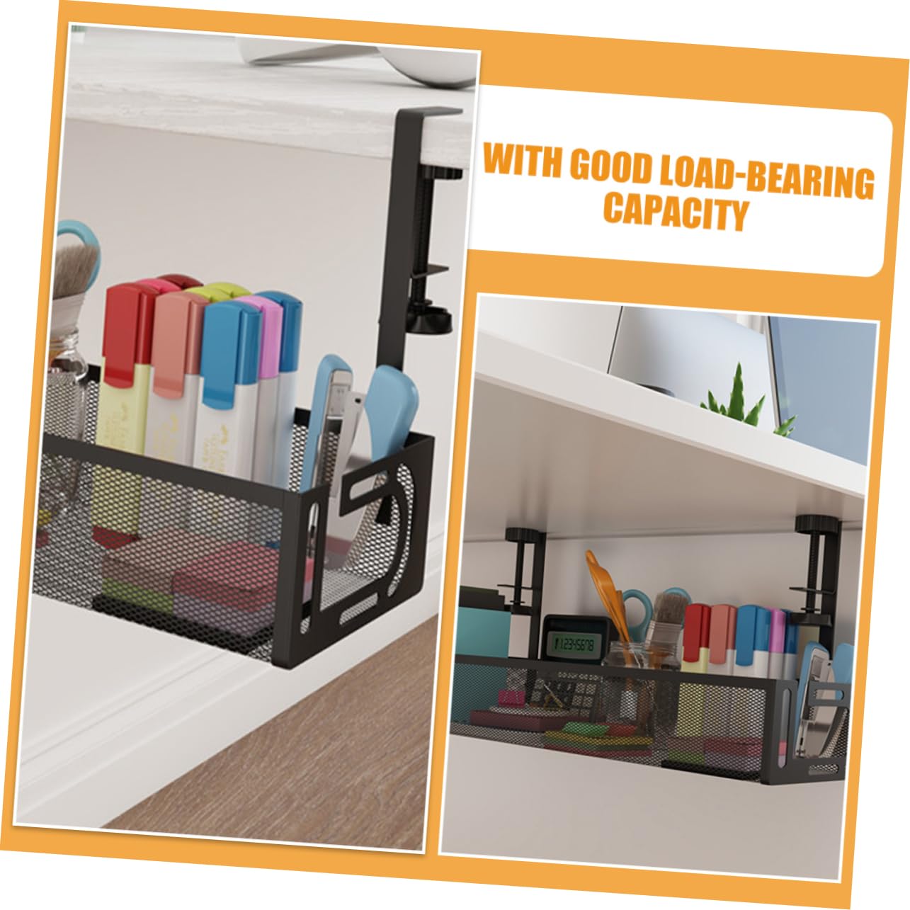 Organizzatore Cavi Sotto La Scrivania Gestione Cavi Portacavi Adattatori Usb Vassoio Organizzatore Compatto