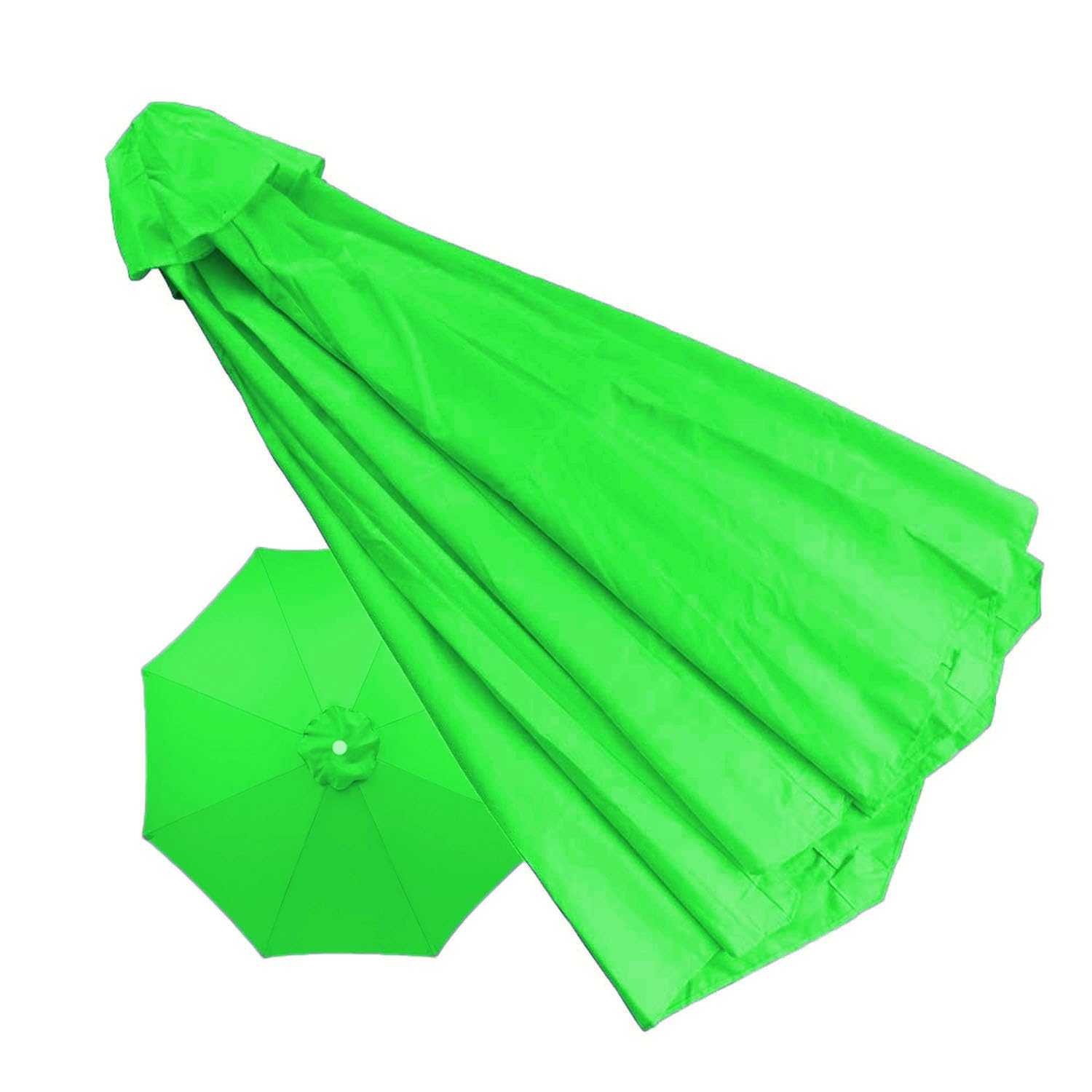 2.5m Replacement Parasol Canopy, Outdoor Garden Parasol replacement Cover patio umbrella replacement Cloth Round fabric cover for Garden Umbrella 2.7m/3.0m+6 Arms/8 Arms Anti-ultraviolet(Color:Grass g